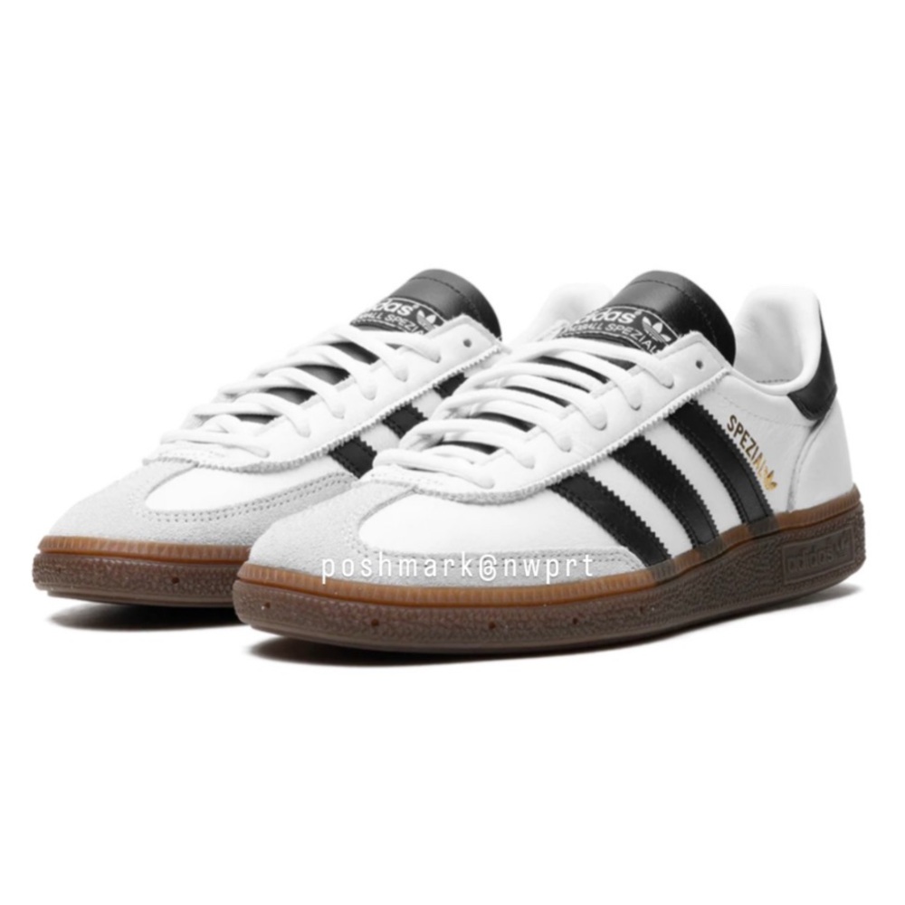 Adidas ⚽️ Handball Spezial Sneakers Runners White Black 6.5 7 Box - Picture 14 of 14